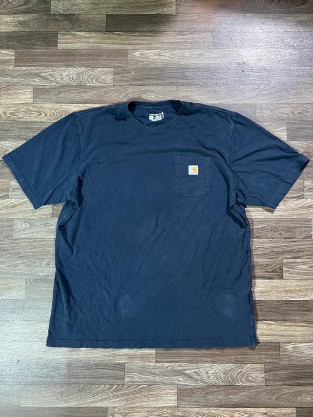 Carhartt Men’s XL Tall Loose Fit Navy Pocket T-Shirt